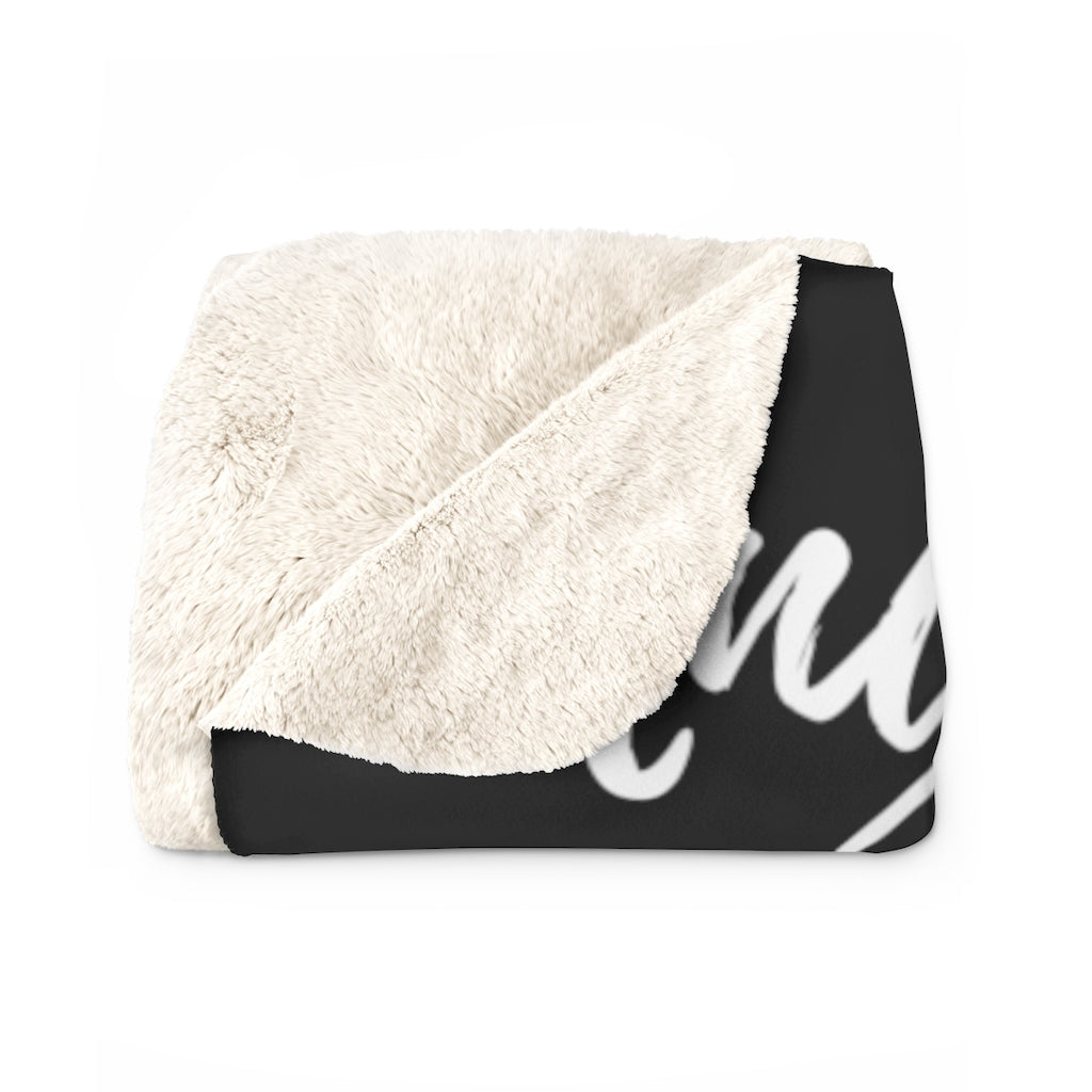 Angels have Paws - Poodle Sherpa Fleece Blanket
