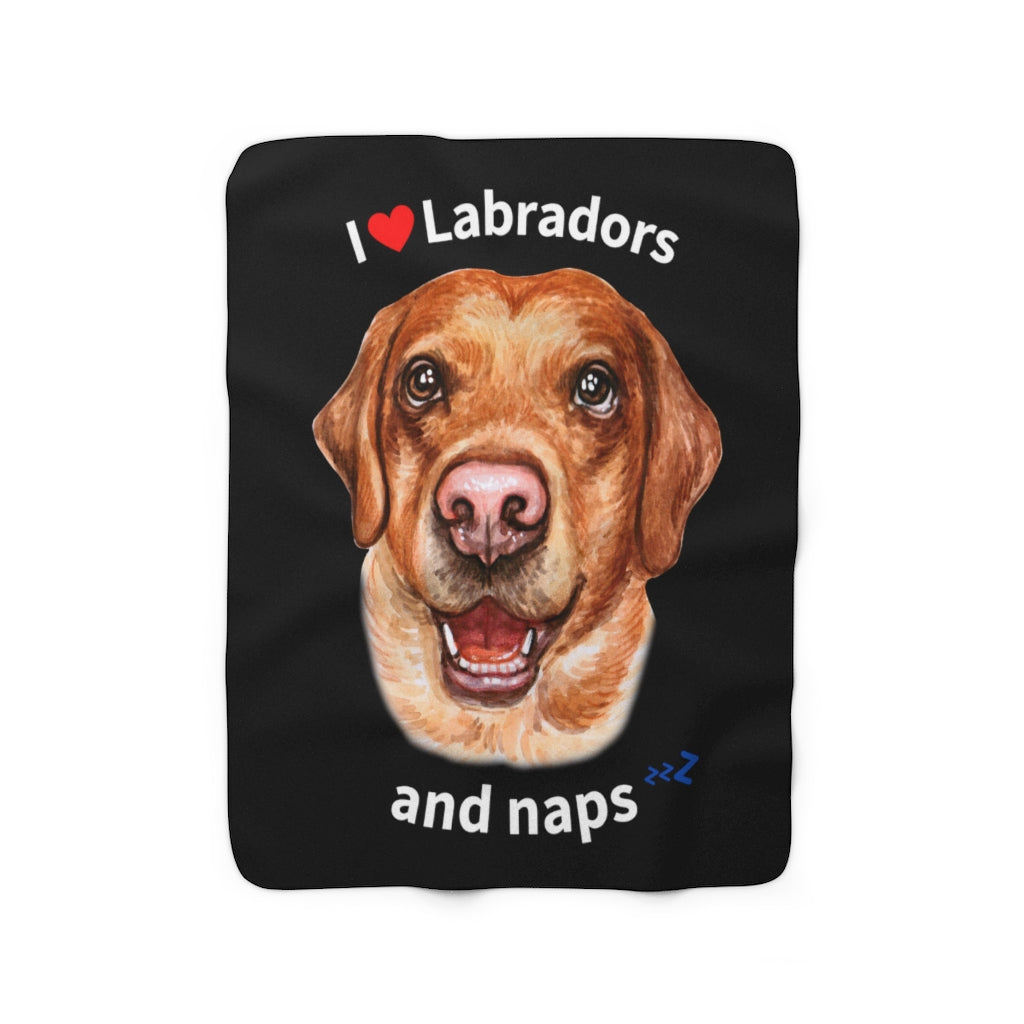 Yoga Labradors Love Soft Warm Fleece Blanket - 4 Colors