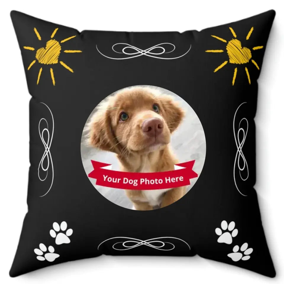 Spun Polyester Square Pillow - 2 Photos - My sunshine doesn't come from the skies