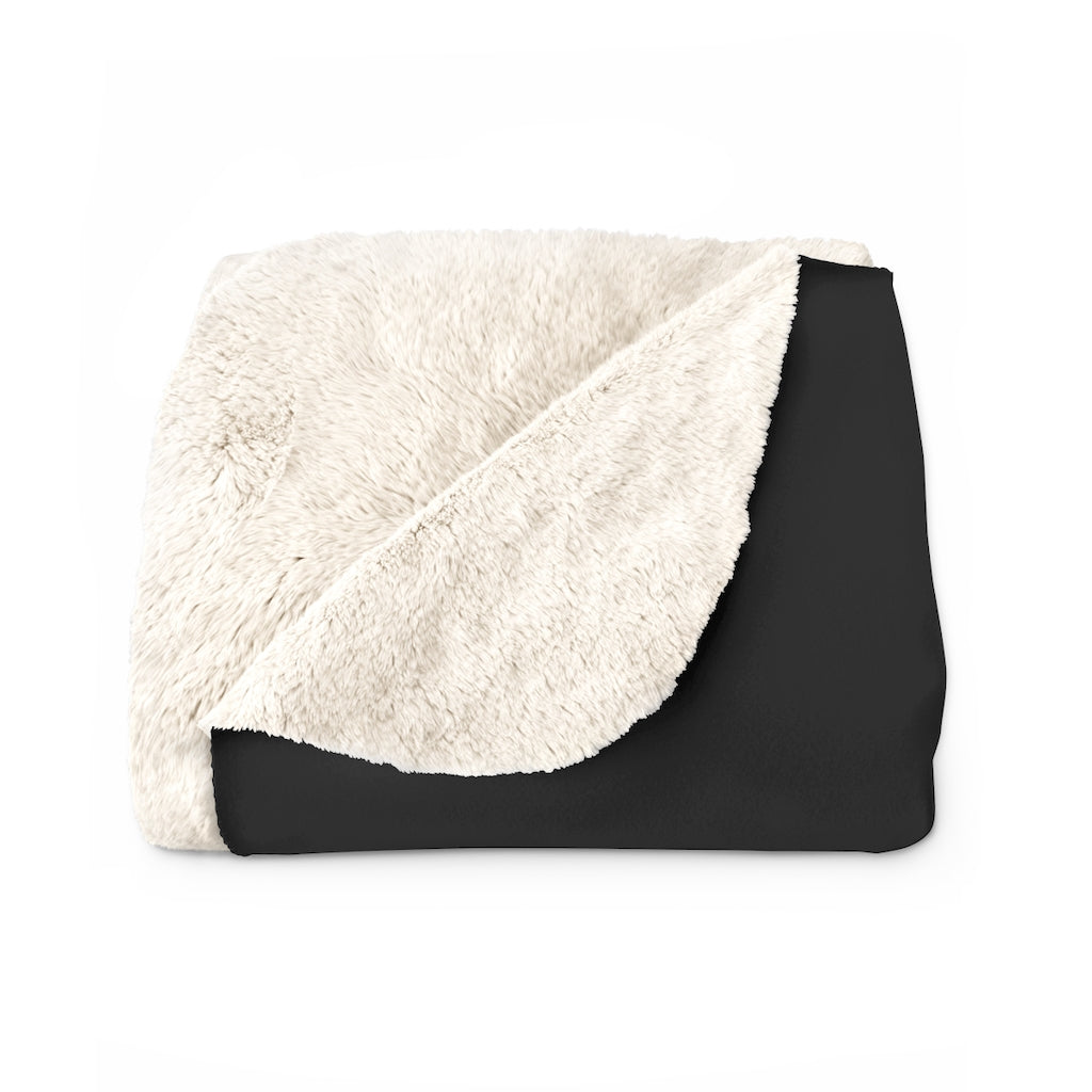 I love Poodles and Naps - Sherpa Fleece Blanket