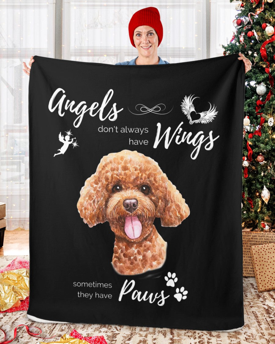 Poodle throw hot sale blanket