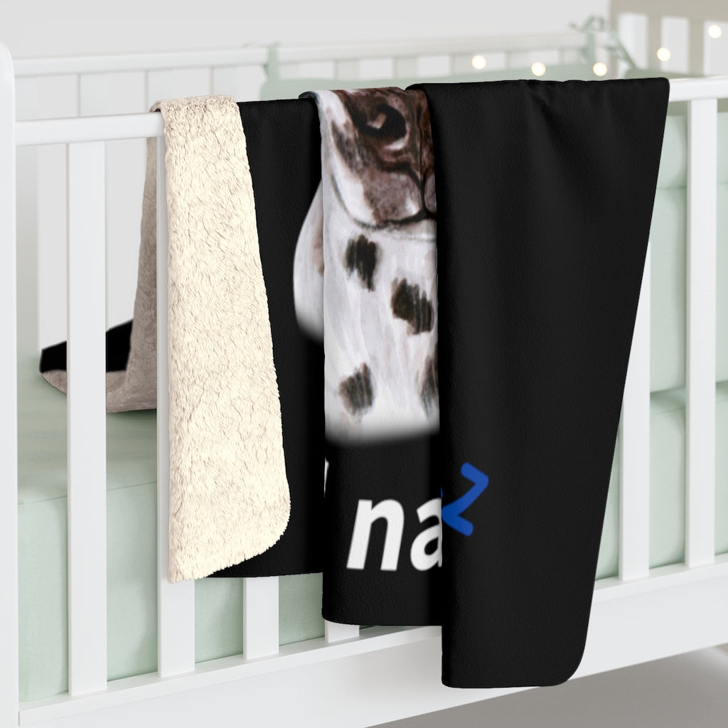 I love Dalmatians and Naps - Sherpa Fleece Blanket